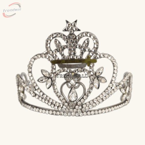 Amaranth Crown SIlver Tone Adjustable Fitting with Case By Trendwall