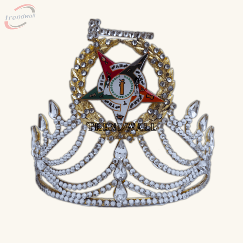 Grand Worthy Amaranth Crown With FATAL Star Emblem Gold Tone